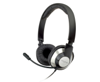 Creative HS-720 czarno-srebrne z mikrofonem - 64455 - zdjęcie 3
